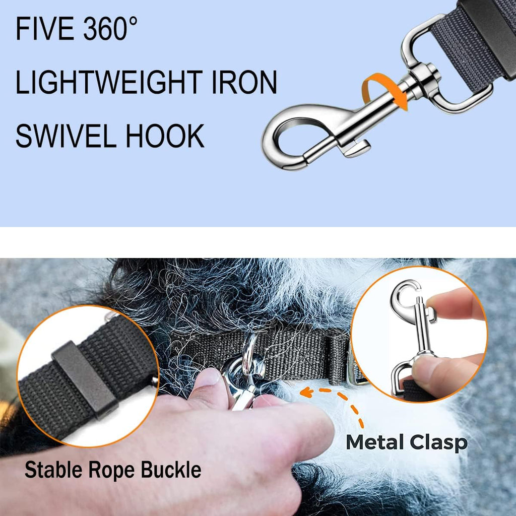 Double Dog Leash,Adjustable Dual Dog Leash,No Tangle Two Dog Leash,Multiple Dog Leash for 2 Dogs,Double Leash for Dogs,Leash Splitter for Large and Small Dogs,2 Dog Leash,Double Clip Dog Leash Coupler