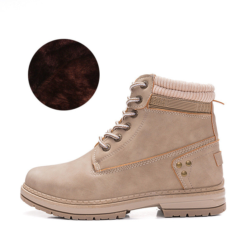 Women's Winter Warm Ankle Martin Boots Casual Shoes