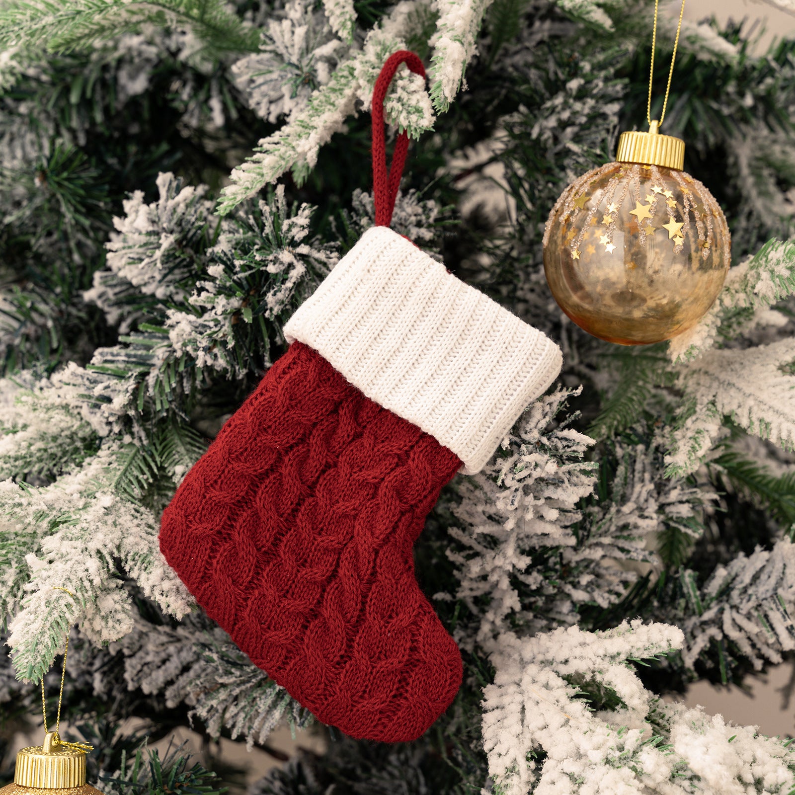 Letter Christmas Stocking Creative Hanging Ornament