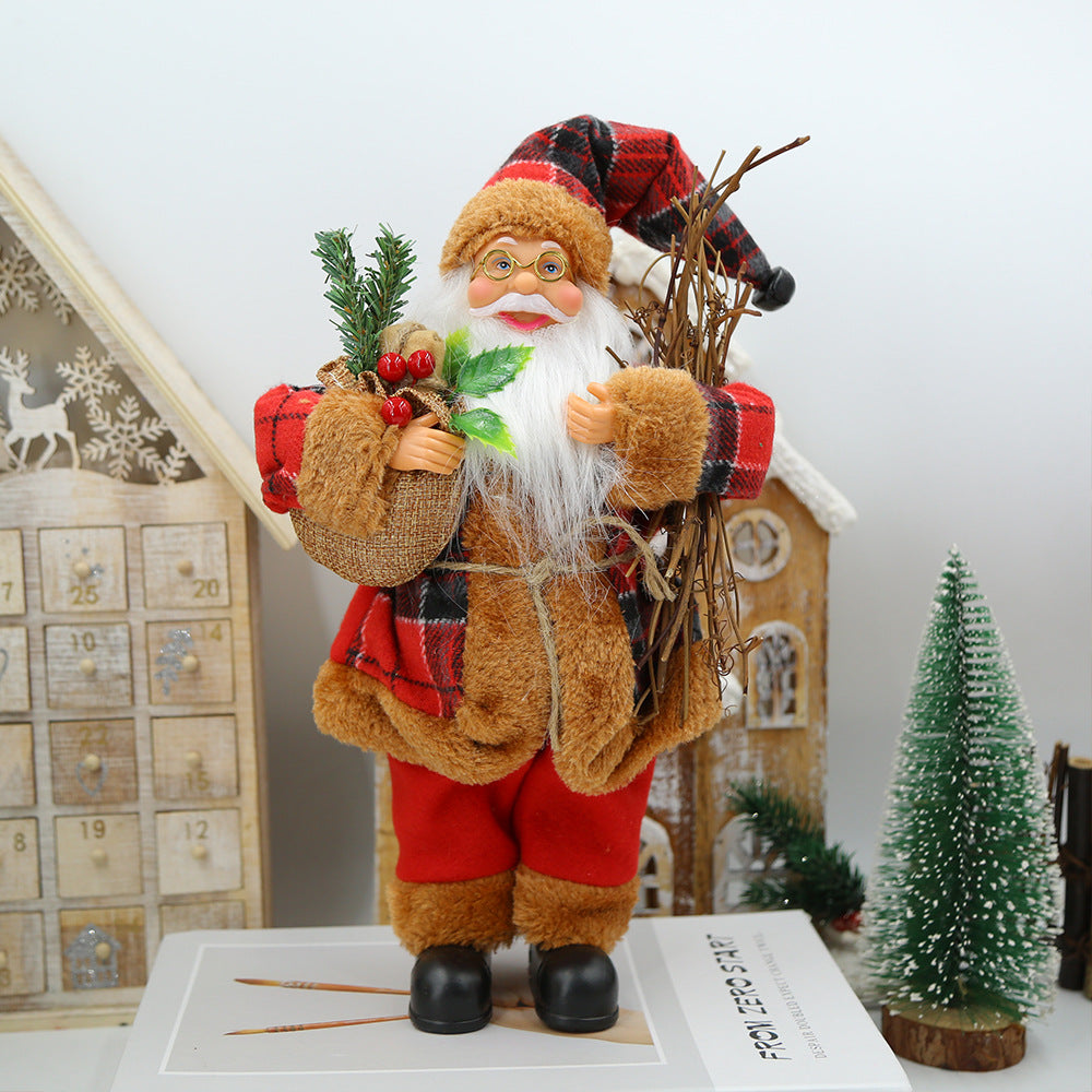 Santa Claus Standing Doll Christmas Decoration