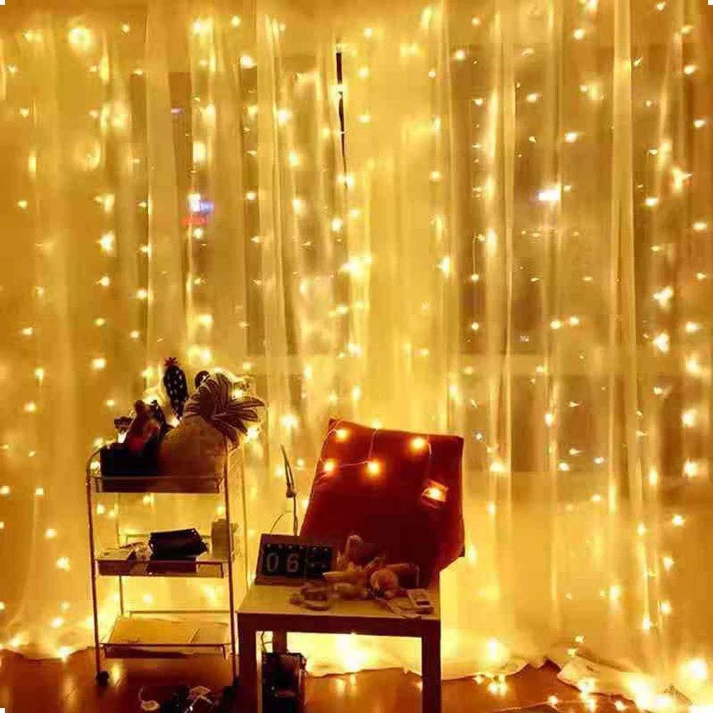 Christmas light curtain