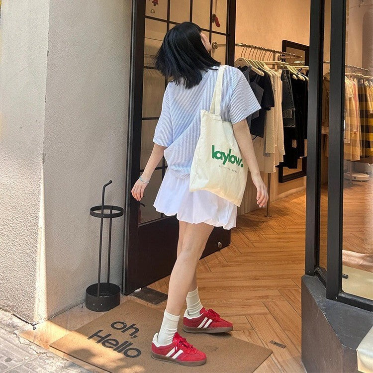 Vintage Genuine Leather Casual Sneakers for Women