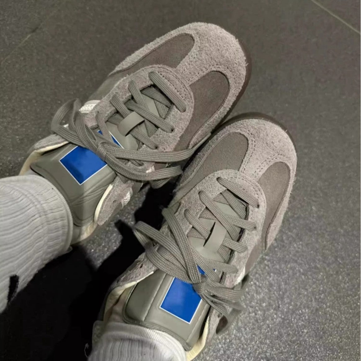 Vintage Genuine Leather Casual Sneakers for Women