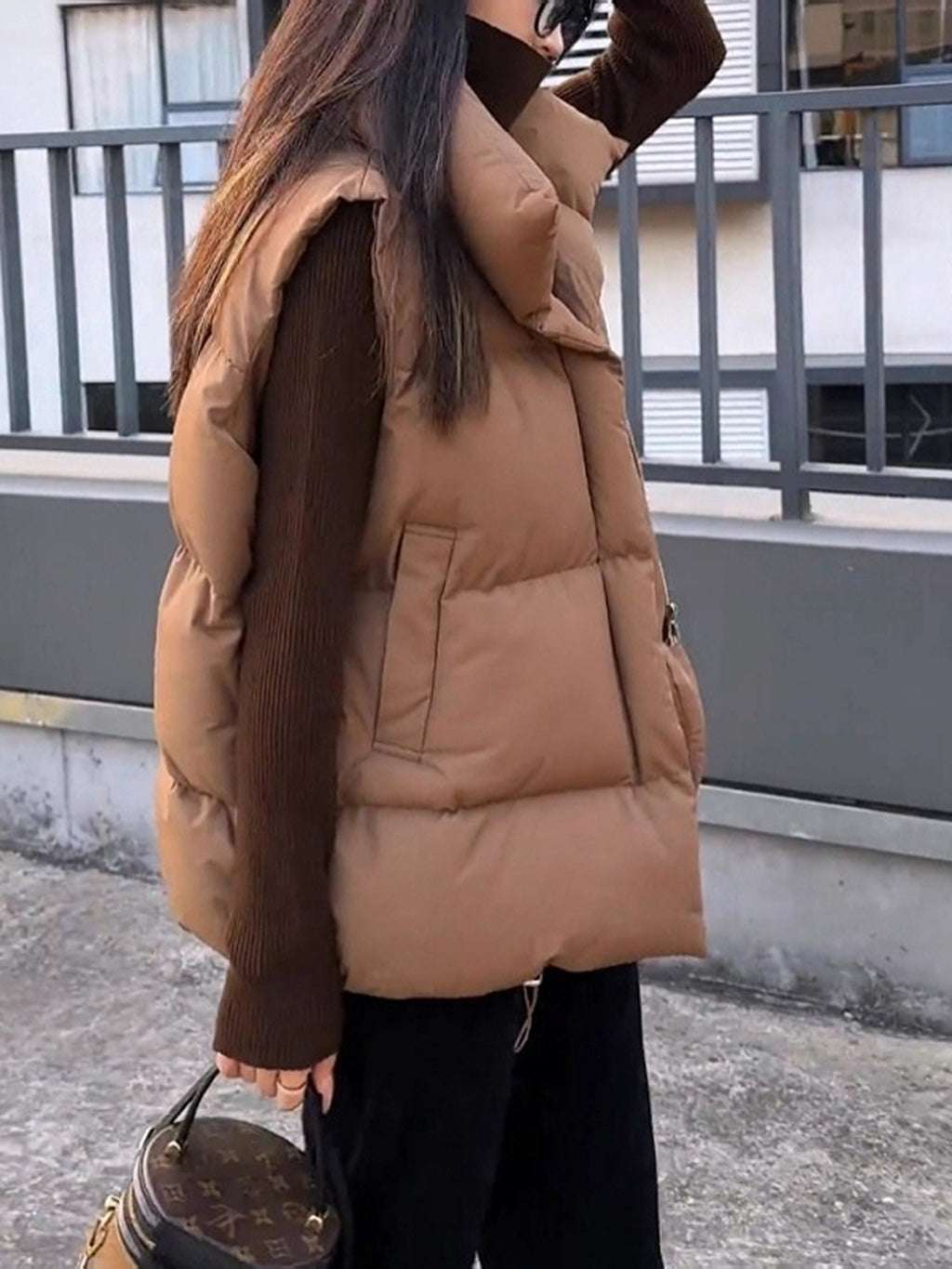 Plus-Size Women's Cotton Vest for Autumn and Winter