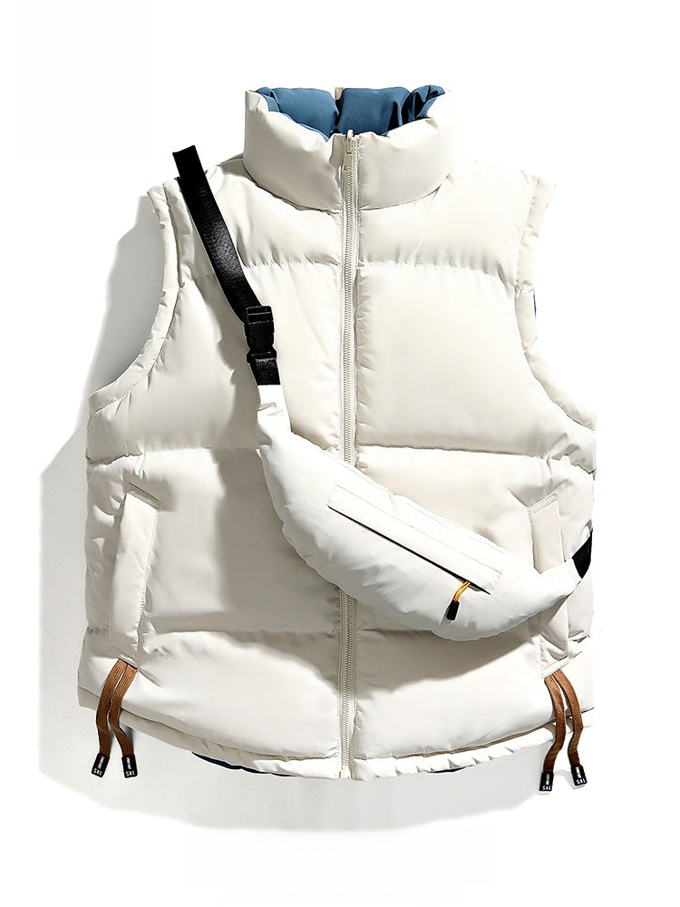Men's Reversible Stand Collar Vest