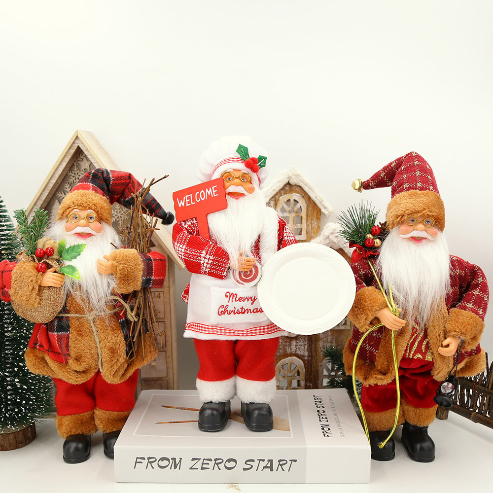 Santa Claus Standing Doll Christmas Decoration