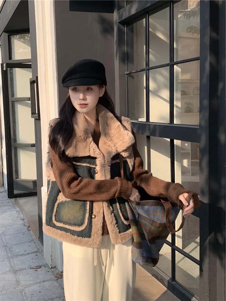 Small fragrance denim jacket